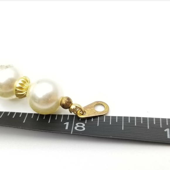 Vtg Large Chunky 18" Necklace Choker Single Strand Genuine Lucite Beads Necklace - Picture 5 of 7